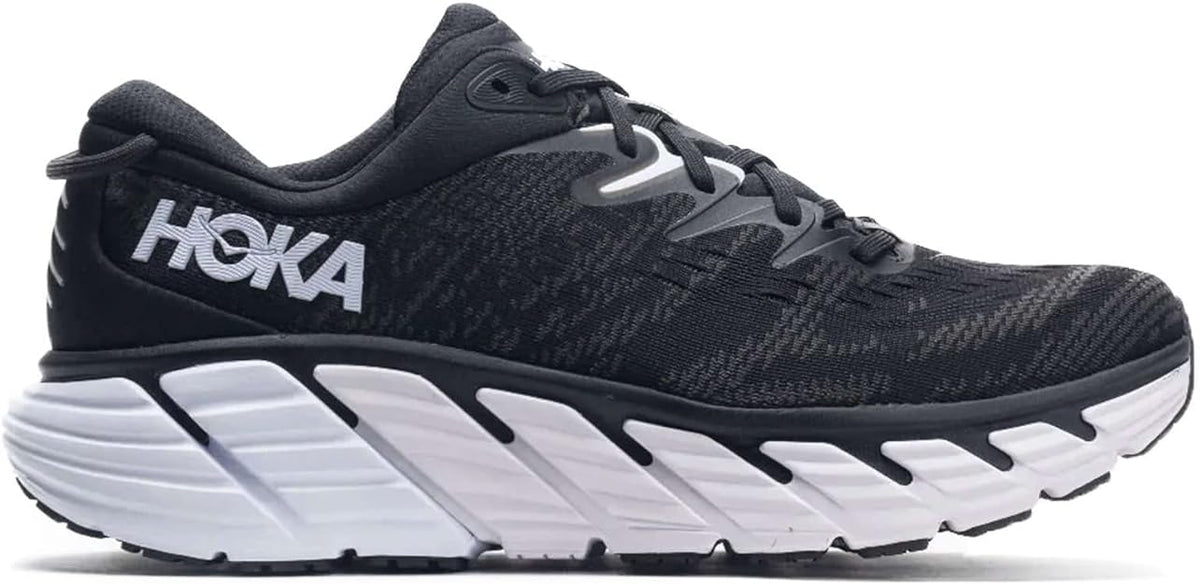 HOKA Gaviota 4 Shoes Mens Size 9.5 Black White One One Hoka One One Mens Gaviota 4 Black Running Shoes 9.5 B | eBay main image 4