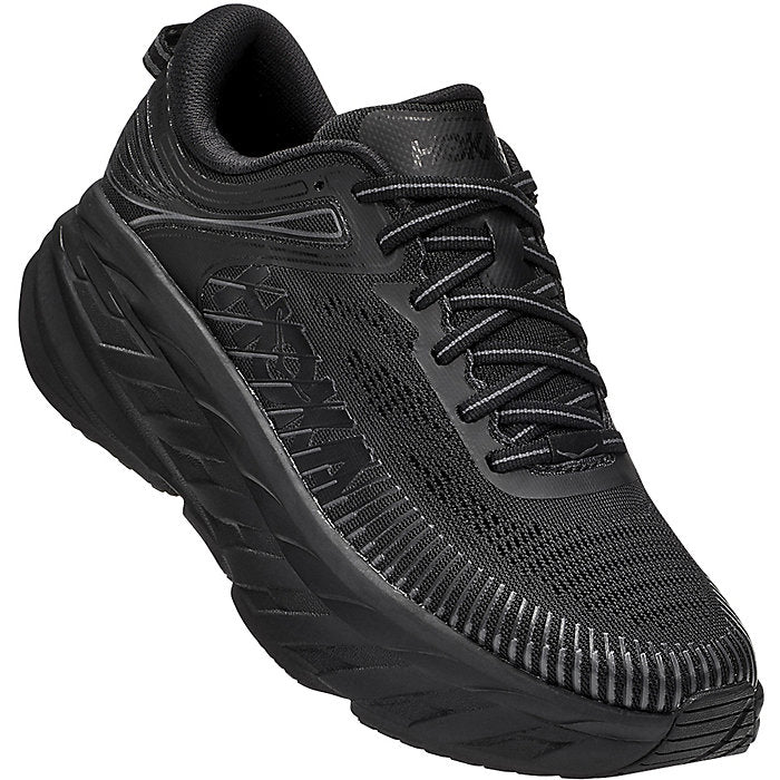 Hoka Women's Bondi Black/Black BBLC – Earth Walk