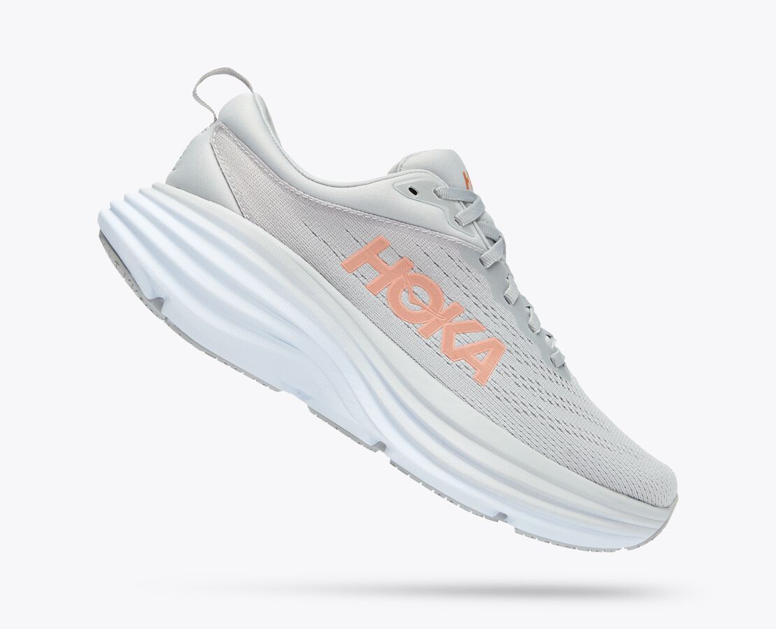 Hoka Women's Bondi 8 Harbor Mist/Lunar Rock HMLR