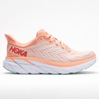 Hoka Women's Clifton 8 Cantaloupe/Silver Peony CSPY