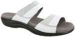 SAS Nudu Slide Sandal White/Silver